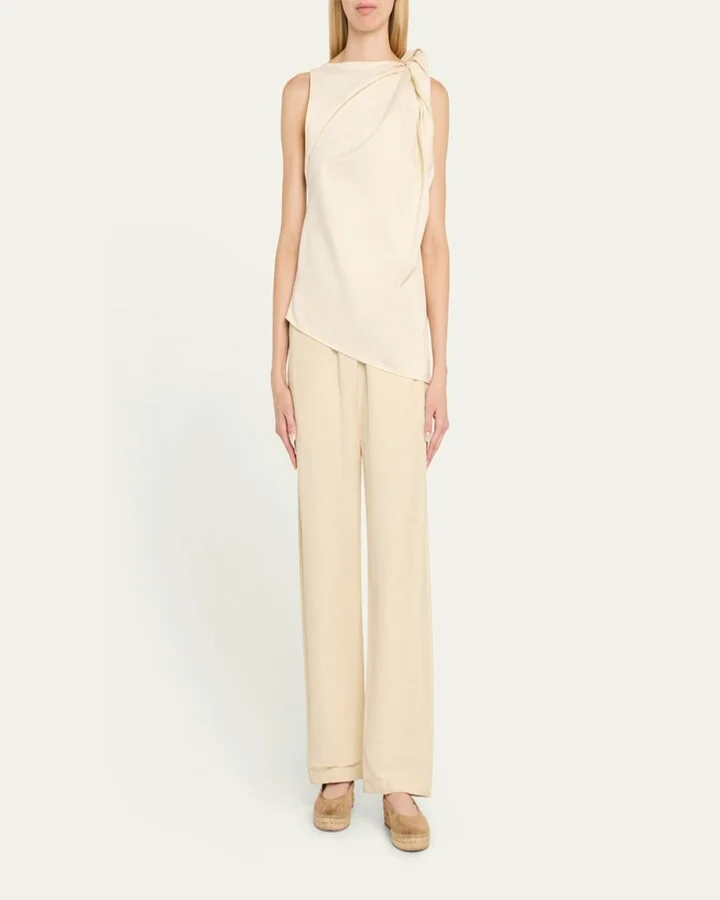 Suede Slingback Ballerina Espadrilles - Image 6