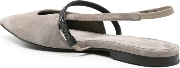 Suede Slingback Ballerinas - Image 3