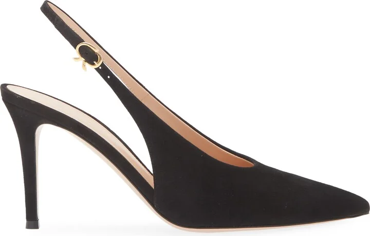 Suede Slingback Pump - Image 3