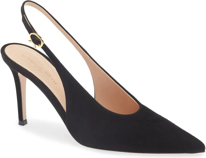 Suede Slingback Pump