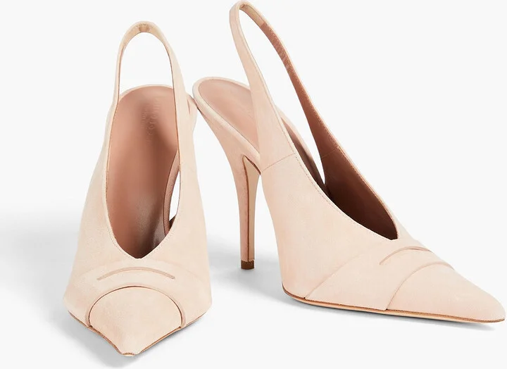 Suede slingback pumps - Image 2