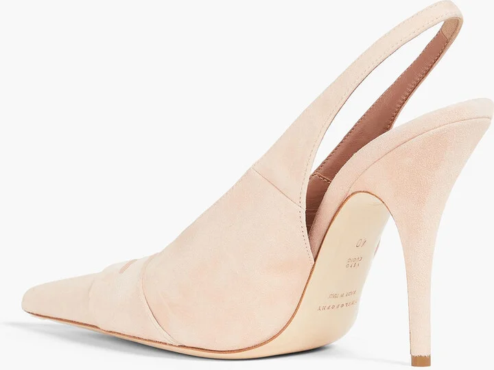 Suede slingback pumps - Image 3