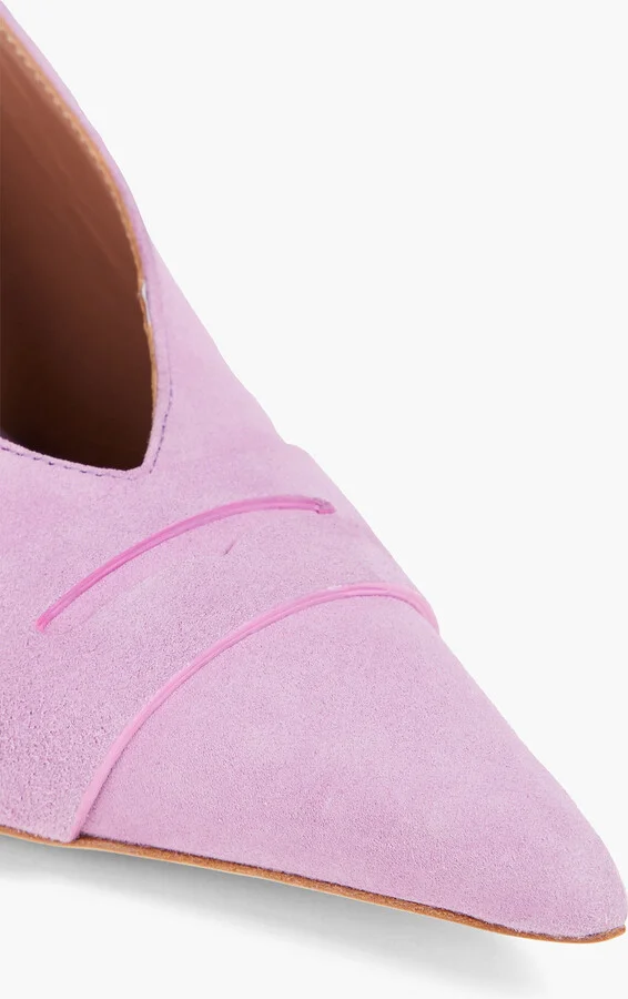 Suede slingback pumps - Image 7