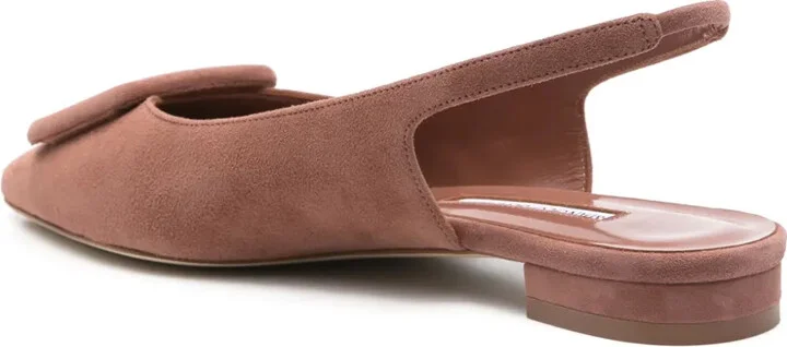 Suede Slingback Pumps - Image 3