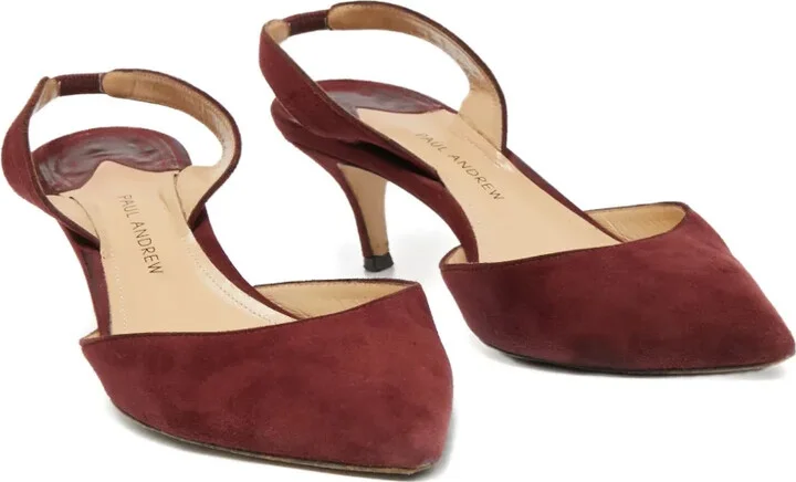 Suede Slingback Pumps - Image 2