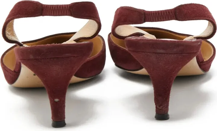 Suede Slingback Pumps - Image 4