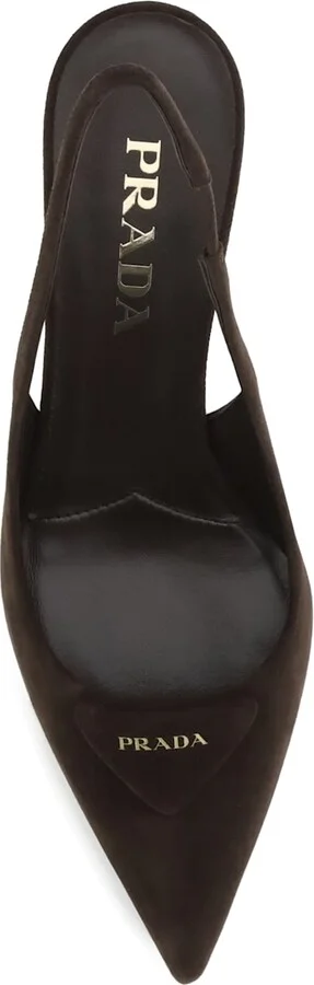 Suede Slingback Pumps - Image 4