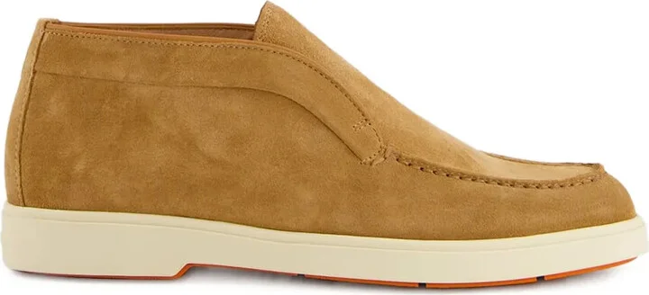 Suede Slip-On Boots