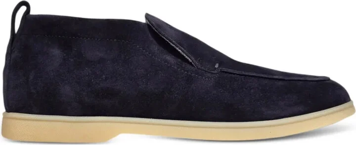 Suede Slip-On Boots