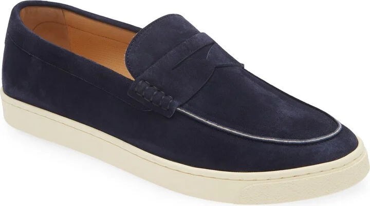 Suede Slip-On Deck Shoe