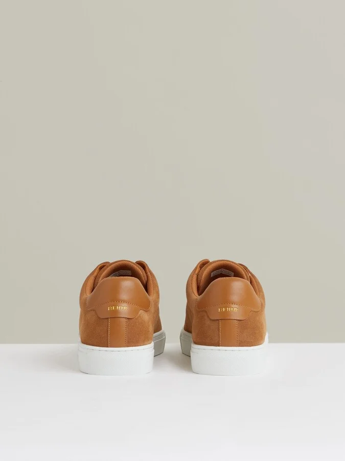 Suede Slip-on Elasticated Trainers - Image 4