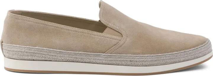 Suede Slip-On Espadrilles