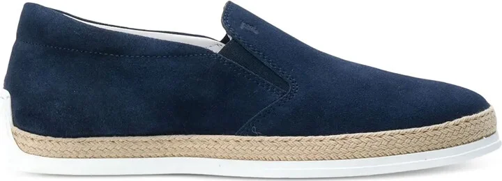 Suede Slip-On Espadrilles
