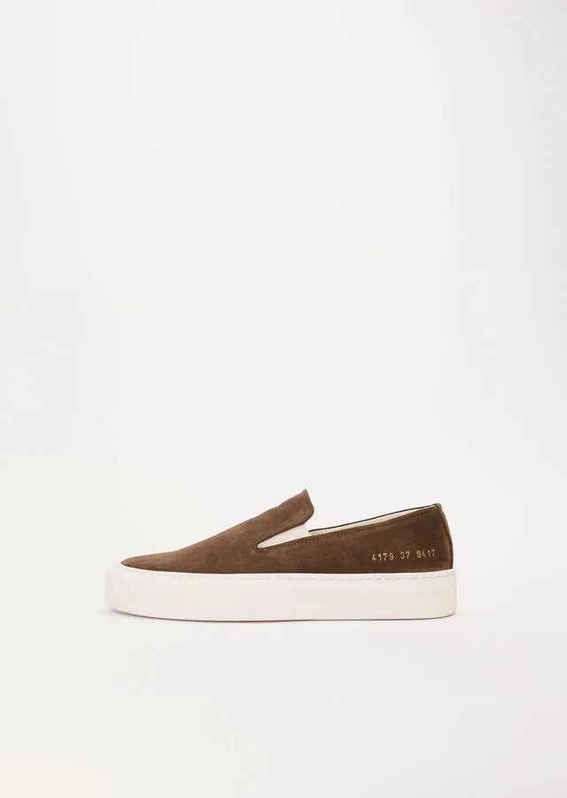 Suede Slip On