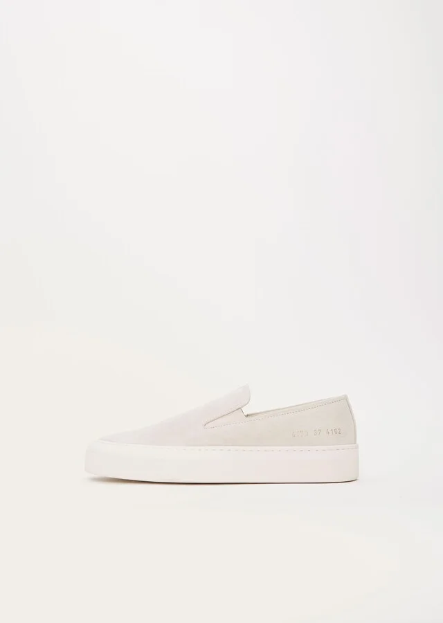 Suede Slip On