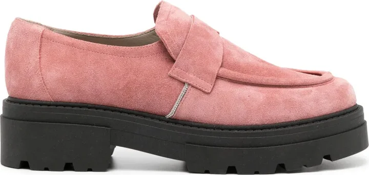 Suede Slip-On Loafers