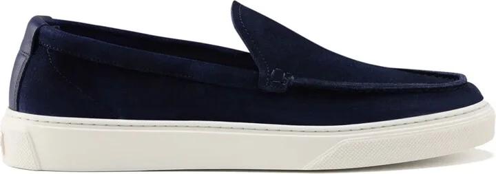 Suede Slip-On Loafers