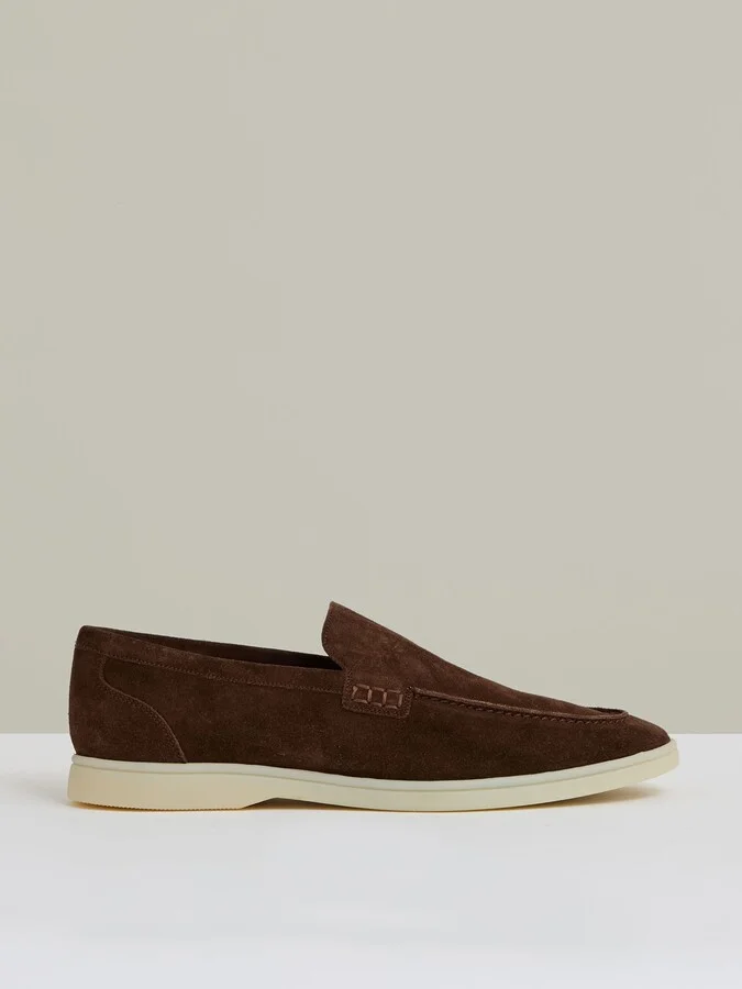 Suede Slip-on Loafers