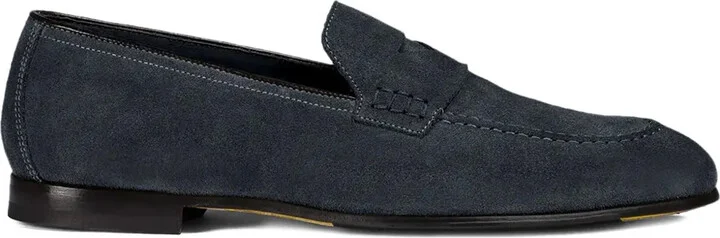 Suede Slip-On Loafers