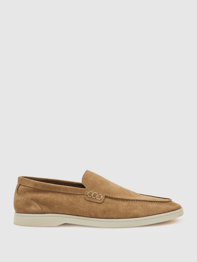 Suede Slip-on Loafers