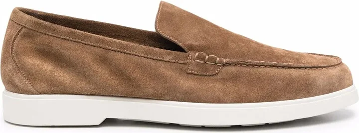 Suede Slip-On Loafers