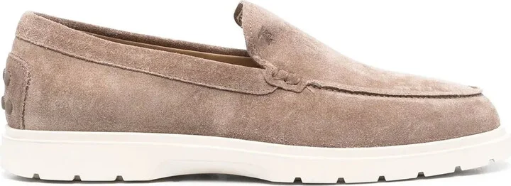 Suede Slip-On Loafers