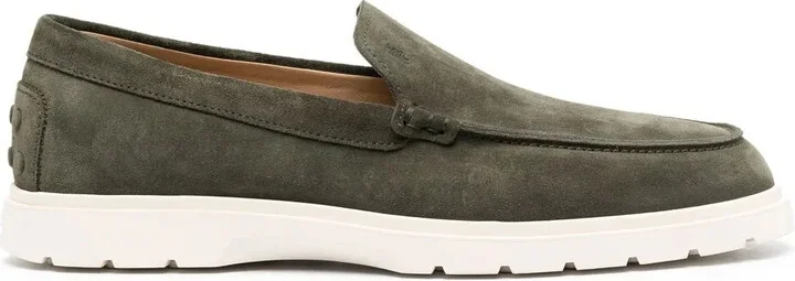 Suede Slip-On Loafers