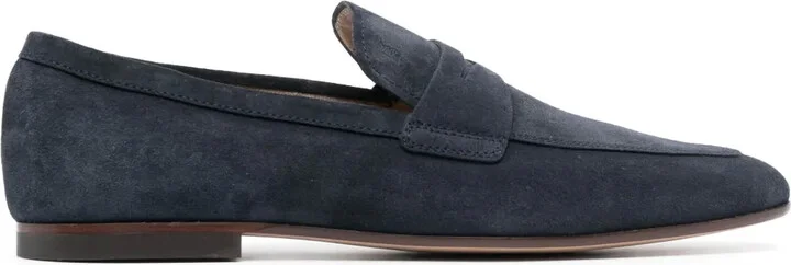 Suede Slip-On Loafers