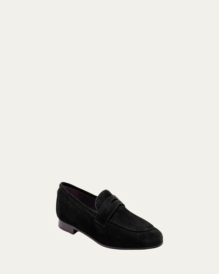 Suede Slip-On Penny Loafer - Image 3