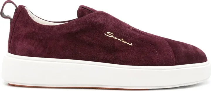 Suede Slip-On Sneakers