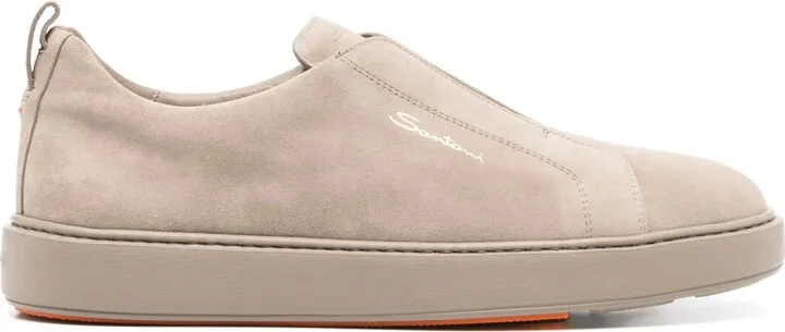 Suede Slip-On Sneakers