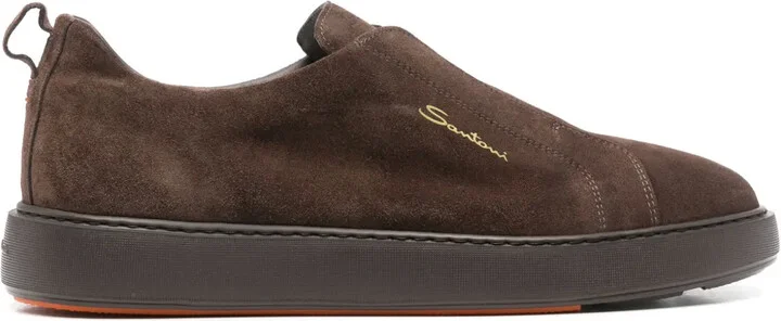 Suede Slip-On Sneakers