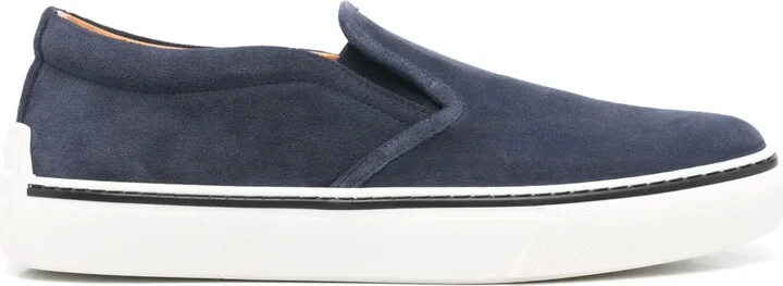 Suede Slip-On Sneakers