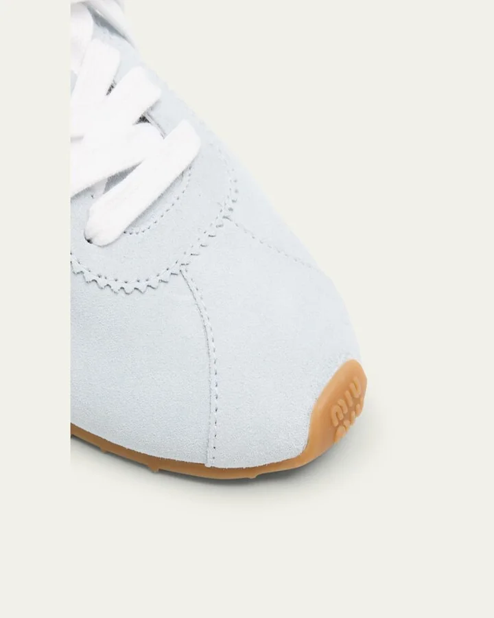 Suede Sneaker Mules - Image 5