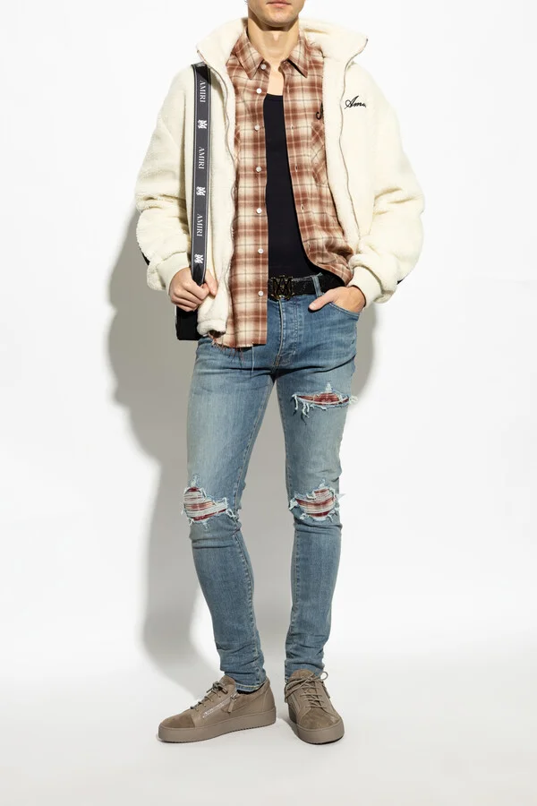Suede Sneakers, , - Beige - Image 2