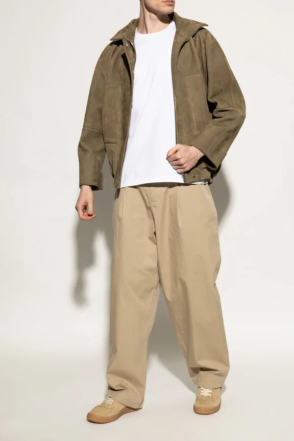 Suede Sneakers, , - Beige - Image 2