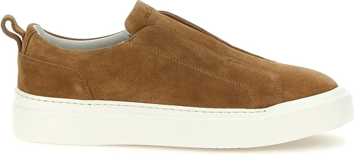 Suede Sneakers Brown