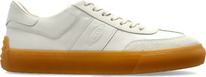 Suede Sneakers, , - Cream