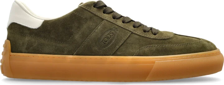 Suede Sneakers, , - Green