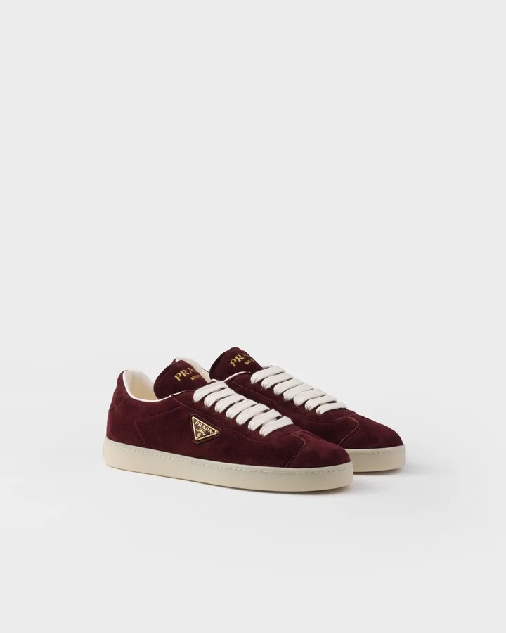 Suede sneakers
