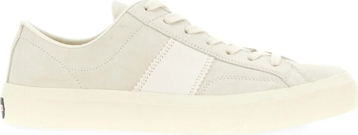 Suede Sneakers With Contrasting Stripe