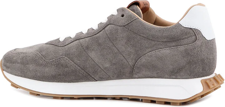Suede Sneakers With Iconic Logo Patch - Image 3