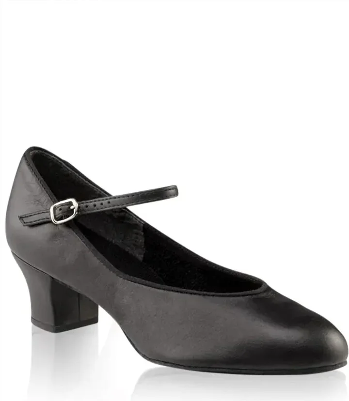 Suede Sole Women'S Jr Footlight Character Shoe In Black