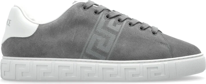 Suede Sports Shoes, , - Grey