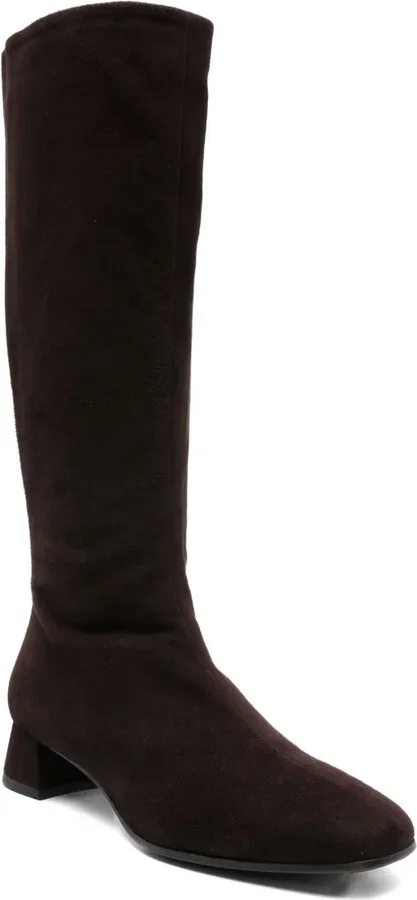 Suede Square-Toe Boots - Image 2