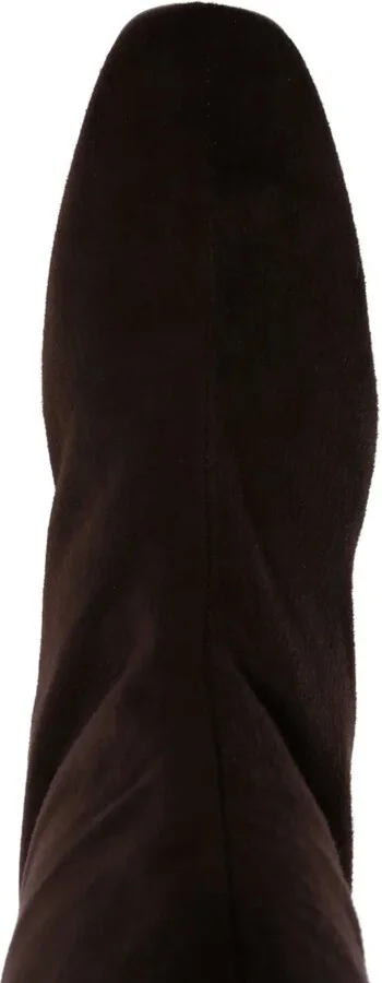 Suede Square-Toe Boots - Image 4
