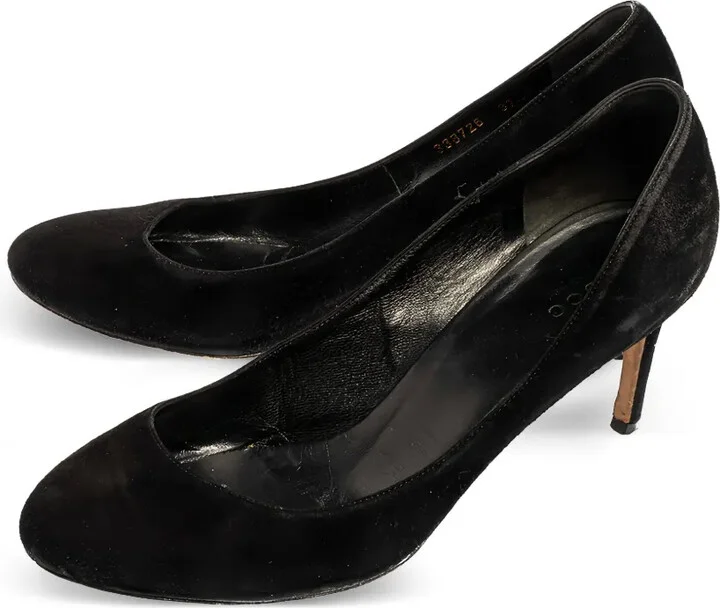 Suede Stiletto Heels - Image 2