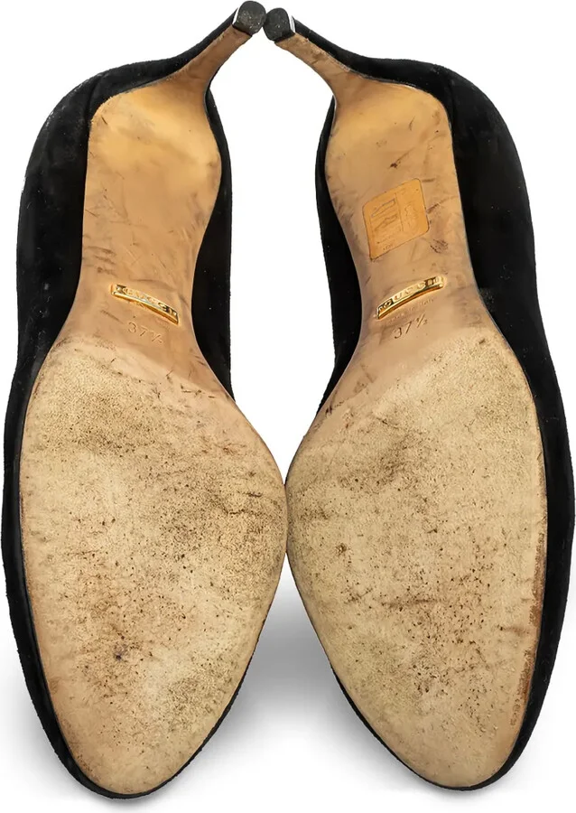 Suede Stiletto Heels - Image 5