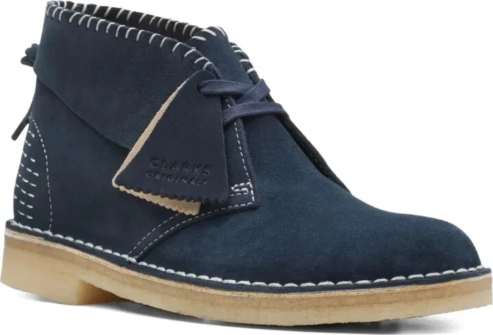 Suede-Stitched Desert Boots - Image 2