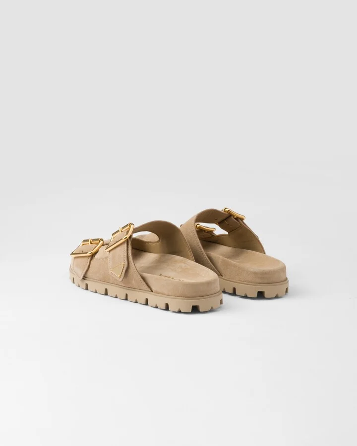 Suede strap slides - Image 4
